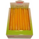 Galda svece 25cm, dzeltenas, 50gab. (4)