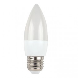 E27 LED Spuldze iekštelpām, 6W (470Lm), svečveida tips, dabīgi balta 4000K (200)