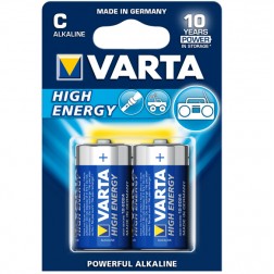 Baterijas VARTA High Energy Alkaline (ZN/MNO2) C/LR14, 2 gab.