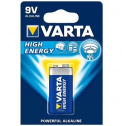 Baterijas VARTA High Energy Alkaline (ZN/MNO2) 9V/6LP3146, 1 gab.